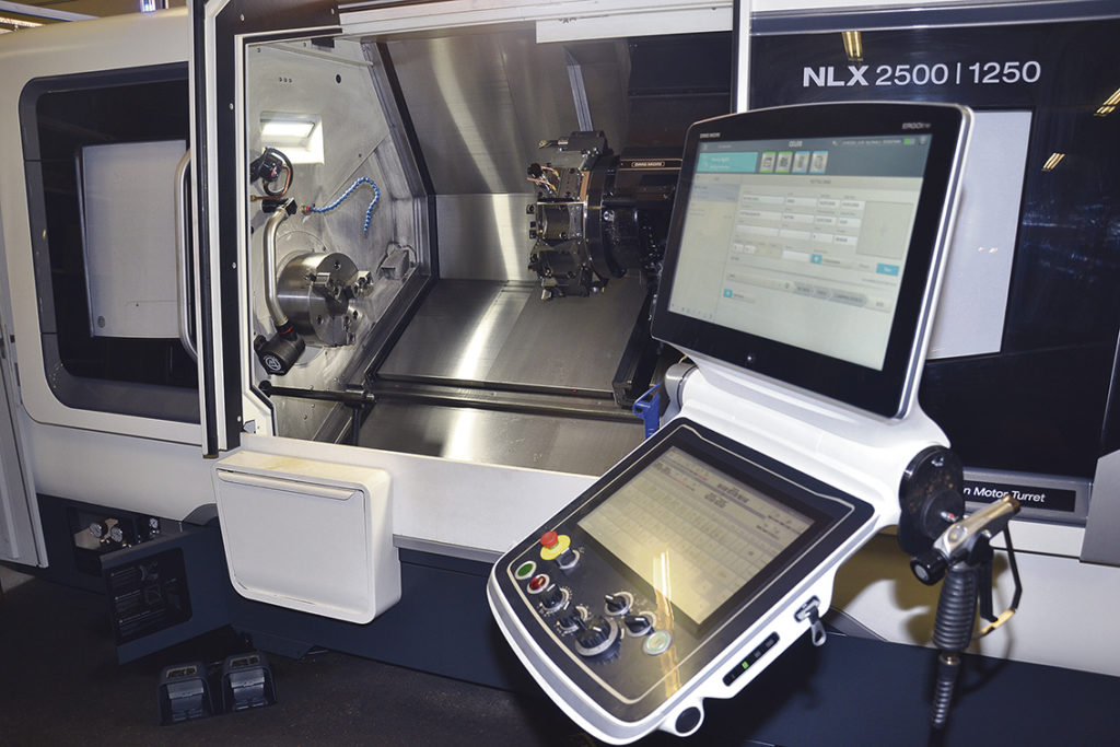 DMG MORI NLX 2500/1250 levererades i mars och är den senaste maskininvesteringen. Maskinen är utrustad med subspindel, Y-axel och riktigt kraftiga drivna verktyg som har ett maxvarvtal på 10000 rpm. Svarven är också förberedd för både stångmatare samt robot-automation.